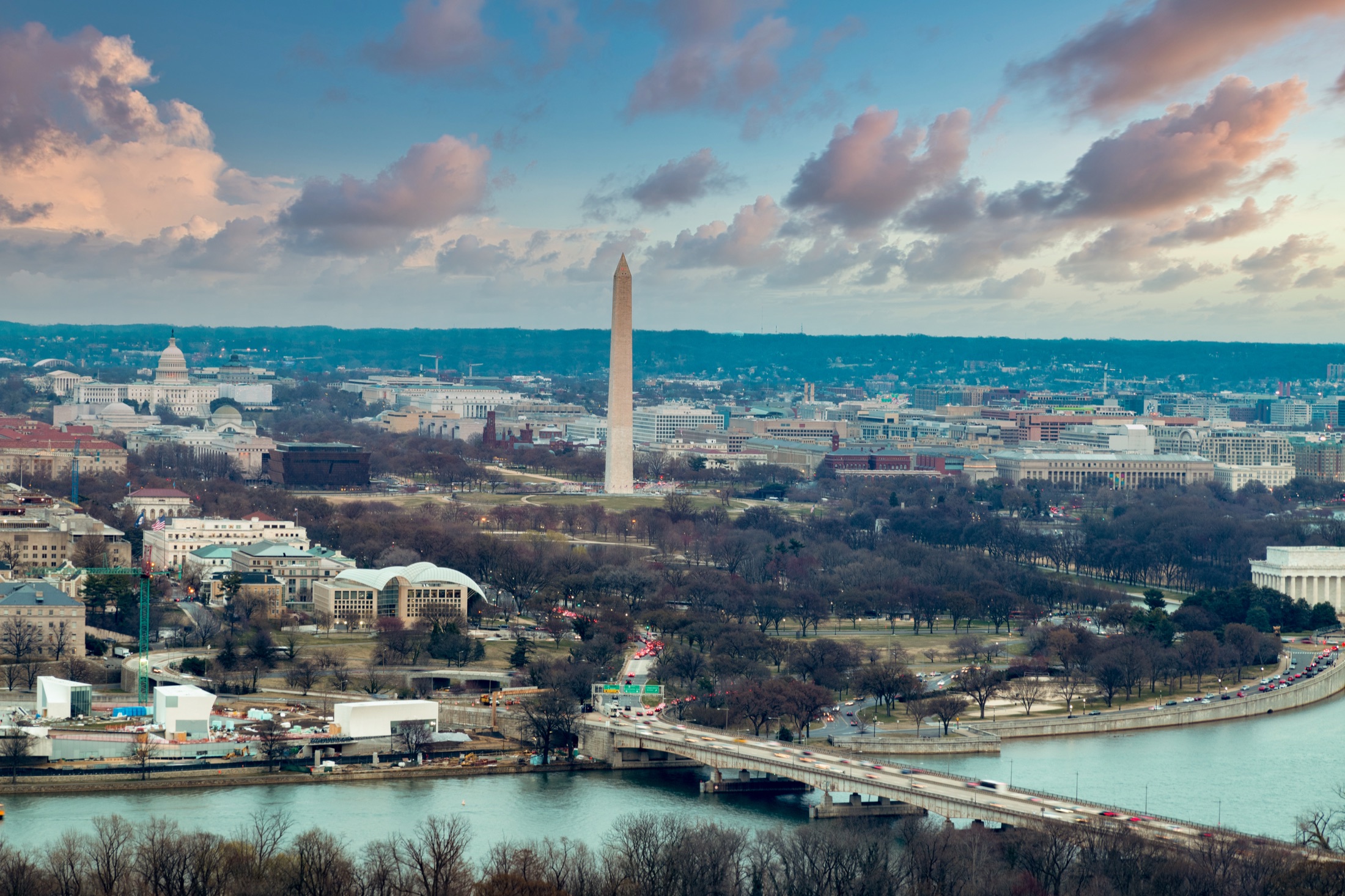Washington DC skyline representing 5H Company LLC's DMV service area